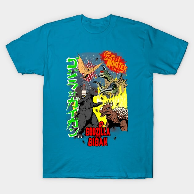 Monster Island T-Shirt by PickledGenius